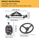 Hydraulic Outboard Boat Steering Kit For Single Engine Boats Hk6400a-3 Ho5124