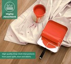 Canvas Drop Cloth For Painting 9x12 Feet Pack Of 2-8oz Painters Drop Cloths For
