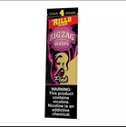 Zig Zag Cigar Wraps Rolling Size Pink- 4 Count  pack Of 15 