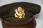 Wwii Us Army Air Force Officers Visor Crusher Cap Original Great Condition 7 1 4