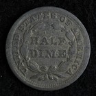 1854 Seated Liberty Silver Half Dime Fine E108 Xycn
