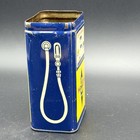 Vintage 1950s Blue Sunoco 200x Gas Pump Tin Coin Bank Promotional Advertising   