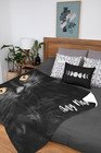 Custom Cat Fleece Blanket  Personalized Any Name Black Cat Halloween Blanket