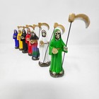 7 Potencias Santa Muerte 6  X 13    Altar Holy Death Grim Reaper Figure Statues