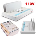 110v Perfect Binding Machine Universal Electric Book Automatic Binder Usa