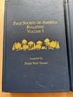 Pace Society Of America Bulletins Hc Vol I   Ii Family Genealogy History