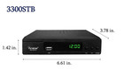 3300stb Atsc Converter Box With Recording  Media Player  Built-in Digital Clock 