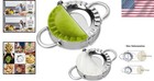 Bpa-free Dumpling Maker Set - 3  And 3 75  Stainless Steel Molds For Home Chefs
