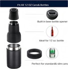 Double Wall Stainless Steel Can Cooler 3 In 1 Insulator Bottle Holder 12-17oz