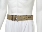 Ww2 U s  M1936 Pistol Belt Khaki Marked Jt l 1942 Will Fit 25 - 45  Waist