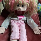    look    silly Puppets 14  Kimmie  Pink Girl Full Body  Ventriloquist Style    