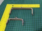 Metal Purse Frame Square Bag Clutch Handle Kiss Clasp Lock For Diy Bag Making