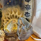 Blue Sky Clayworks By Heather Goldmic 2001 Traditional Nativity Hand Painted