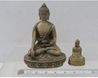 Antique Tibet Tibetan Buddhism Temple Bronze Gilt Shakyamuni Buddha 8    Aprox 
