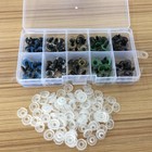 100x Plastic Safety Eyes For Teddy Bear Doll Animal Puppet Craft With Box Useful
