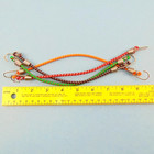 4pc Mini Hook Tie Down Bungee Cords Small Length Assorted Colors Cargo Security