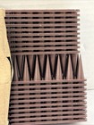Bird Spikes Outdoor Fence Security Plastic Deterrent 20pcs Brown
