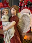 Vintage Homco Guardian Angel With Baby Porcelain Figure