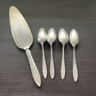 Community Plate Spoons And Pie Server Marked B Set Of 5 Vintage
