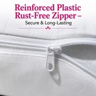 100  Egyptian Cotton Pillow Protectors With Zipper 2pack Standard Queen King