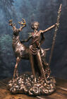 10 25 Inch Greek Goddess Diana Artemis And Moon Statue Figurine
