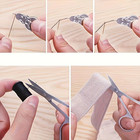 Portable Sewing Kit Thread Set Zipper Thread Needles Scissor Repair Travel Case