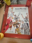 Basketball Hof Signed Poster Kareem Abdul-jabbar George Gervin Rick Barry   More
