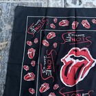 Rolling Stones Licks 2002-2003 Tour Bandana All Over Print Black Y2k Band Promo