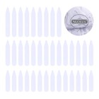 200pcs White Collar Stays Bones White Collar Stay Collar Stiffener
