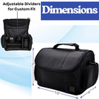 Large Dslr Slr Camera Shoulder Bag Case Waterproof Shockproof For Canon Nikon