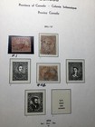 Stamp Collection Canada - 467 Old Stamps W  Lighthouse Hingeless Album 1851-1972