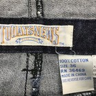 Vintage 90s Bib Overalls Shorts Shortalls Mens 36 Jean Denim Hip Hop Relaxed