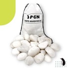5 Lb Decorative White River Rocks Pebbles For Plants Aquarium Stones  1-3  
