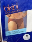 Men   s Vintage Sears Bikini Brief Without Fly Size Med  34 36  Nos Usa White