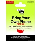 Straight Talk Sim Kit 3-in-1 Keep Your Own Phone Prepaid 5g Lte - Pack Of 3