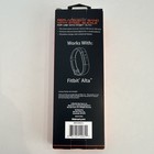 Blackweb Silicone Replacement Band For Fitbit Alta  Steel Buckle  3d Pattern