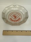  5  Lg  Vintage Glass   Ceramic Advertising Ashtrays  German Breweries   Brandy 