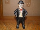 Hubley Cast Iron Foxy Grandpa Still Bank Htf Bank Take A Look