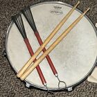 Vintage Apollo Snare Drum 5 5x14 White And Chrome With Brass Tag