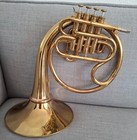 Egger Mellophone Bb a Custom Made Swiss French Horn 4 Piston Valves