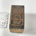 Vintage Letter Press Printing Block Kitchen Klenser