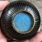 Vintage Antique  Cloisonne Enamel Chinese Asian Oriental Bud Flower Vase