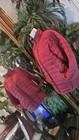 Columbia Red Puffer Jacket Mens Small S Lightweight Winter Coat Full Zip Outdoor
