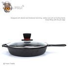 10 25 Inch Tempered Glass Lid Compatible With 10-10 25 Inch Lodge Cast Iron S   