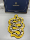 Jonathan Adler Snake Trinket Tray- Yellow multi