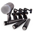 Shure Dmk57-52 Drum Mic Kit W  3  Sm57  1  Beta 52  4  20  Xlr Cables  1 Mini Bo