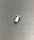 1 8 X 7 32 Semi Tubular Rivet Brass Nickel Oval Head  500 