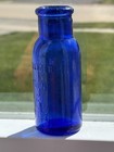 Antique Bromo Seltzer Emerson Drug Co  Baltimore Cobalt Blue Medicine Bottle  4   