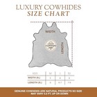 Genuine Goat Hide Rug 2 5x3 Ft  100  Real Goat Skin Rug  exotic Dark 