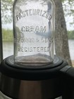 H p  Hood Pasteurized Cream - Ground Lip - Vintage Bottle Or Jar